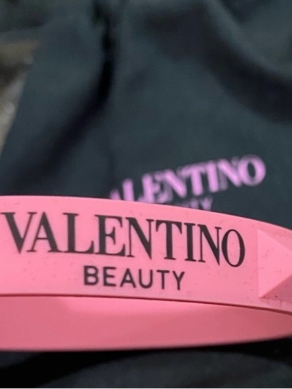 Valentino Beauty Pink Logo Headband